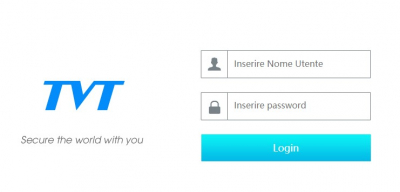 La gestione da Web Browser dei prodotti TVT